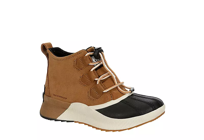 Sorel Boys Out And About Classic Lace-up Boot - Camel 1 Sorel Boys Out And About Classic Lace-up Boot - Camel