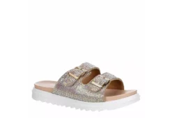 Sophie17 Girls Jifa Footbed Sandal - Rose Gold