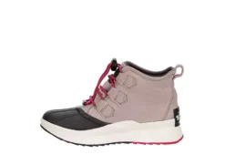 Sorel Girls Out And About Classic Lace-up Boot - Purple -Fashion Shoe Store US 01 702408 03