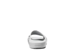 Puma Girls Shibui Cat Slide Sandal - Grey -Fashion Shoe Store US 01 702764 02