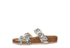 Birkenstock Girls Mayari Footbed Sandal - Pink -Fashion Shoe Store US 01 702832 03