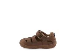 Stride Rite Boys Infant Amos 3.0 Sandal - Brown -Fashion Shoe Store US 01 702841 03