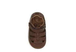 Stride Rite Boys Infant Amos 3.0 Sandal - Brown -Fashion Shoe Store US 01 702841 05