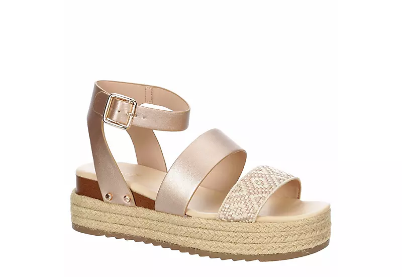 Limelight Girls Terri Platform Sandal - Rose Gold 1 Limelight Girls Terri Platform Sandal - Rose Gold