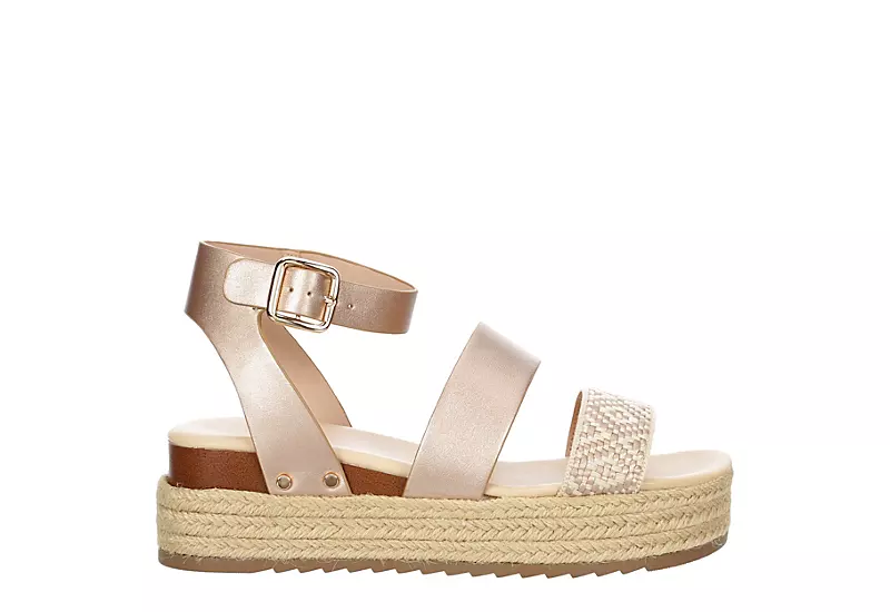 Limelight Girls Terri Platform Sandal - Rose Gold 2 Limelight Girls Terri Platform Sandal - Rose Gold - Image 2
