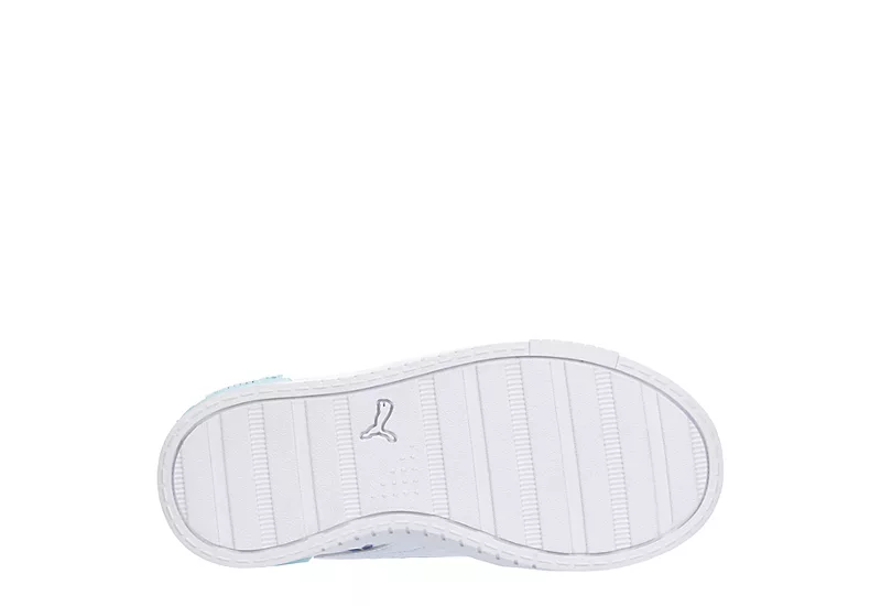 Puma Girls Little Kid Jada Sneaker - White 7 Puma Girls Little Kid Jada Sneaker - White - Image 7