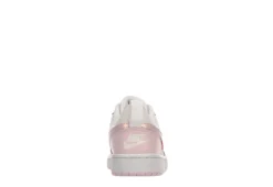 Nike Girls Court Borough 2 Low Top Sneaker - White -Fashion Shoe Store US 01 807984 04