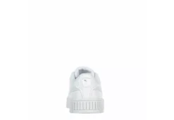 Puma Girls Carina Sneaker - White -Fashion Shoe Store US 01 808196 04
