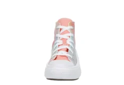 Converse Girls Chuck Taylor All Star Move High Top Sneaker - Pink 9 Converse Girls Chuck Taylor All Star Move High Top Sneaker - Pink -Fashion Shoe Store US 01 808316 02