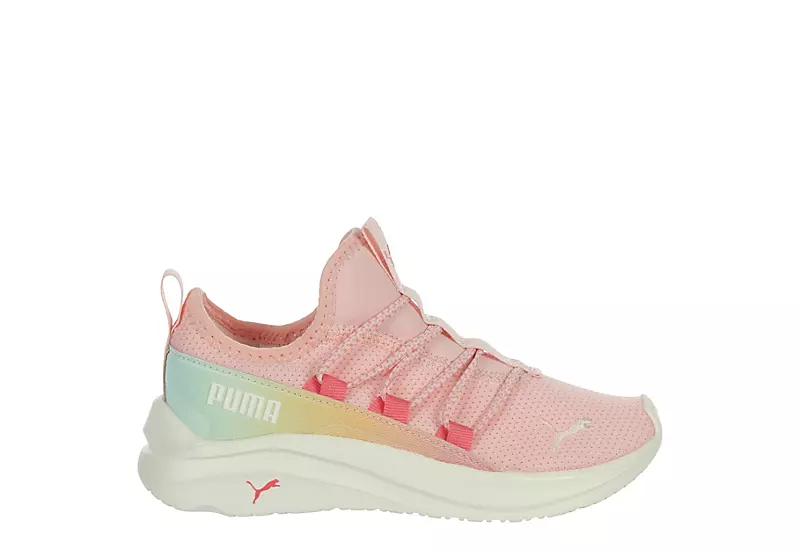 Puma Girls Softride One4all Sneaker - Pink 2 Puma Girls Softride One4all Sneaker - Pink - Image 2