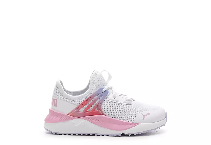 Puma Girls Pacer Future Sneaker - White 2 Puma Girls Pacer Future Sneaker - White - Image 2