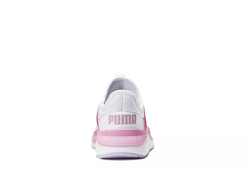 Puma Girls Pacer Future Sneaker - White 3 Puma Girls Pacer Future Sneaker - White - Image 3