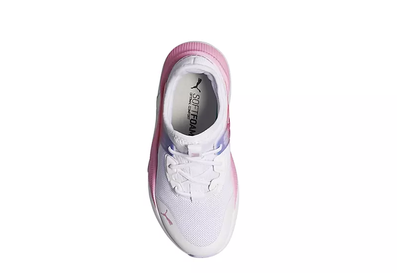 Puma Girls Pacer Future Sneaker - White 4 Puma Girls Pacer Future Sneaker - White - Image 4