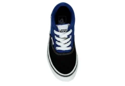 Vans Boys Doheny Sneaker - Blue -Fashion Shoe Store US 01 808419 05