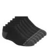 Skechers Boys No Show Socks 6 Pairs - Black